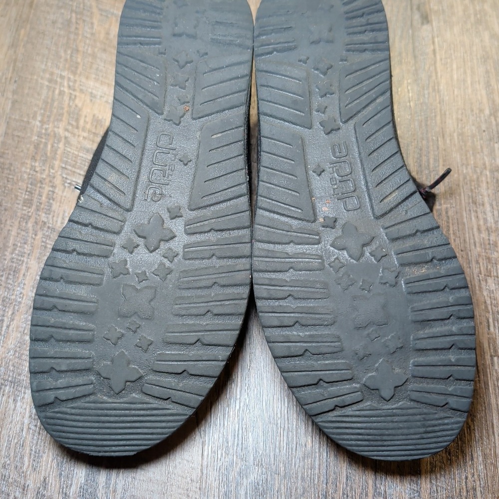 Hey Dude Wally Youth Flow Santiago Black Kids Size 6 Womens Size 7 Casual Slipon - Picture 12 of 13